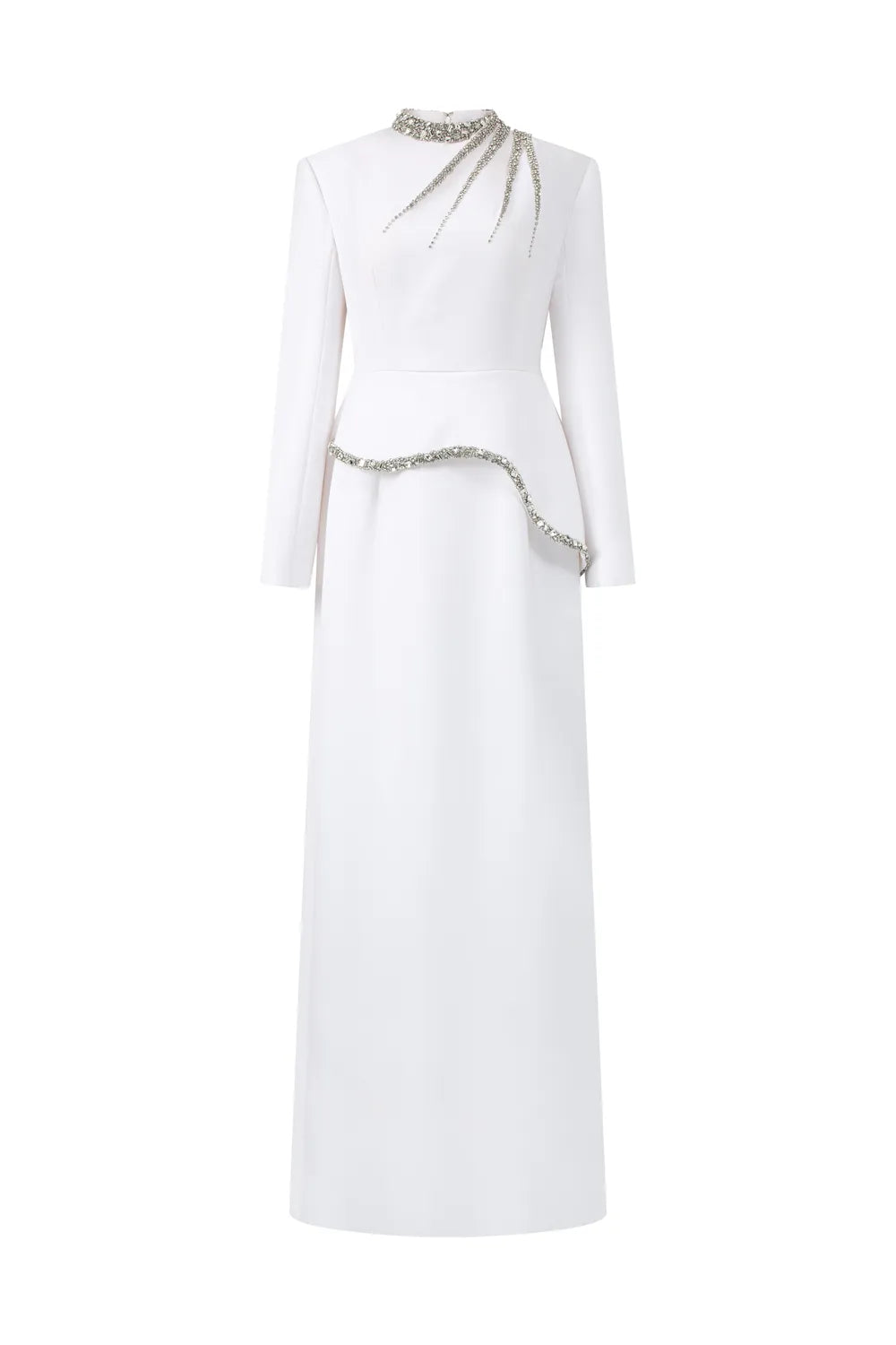 Stylized Crystal Embellished Dress